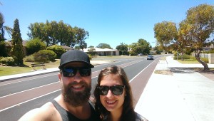 In dieser Straße wohnen wir.